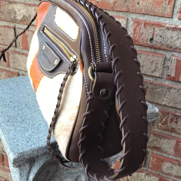 🚨B2G1 FRANCESCO BIASIA Animal Print Faux Fur Vintage Purse - Picture 8 of 10